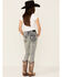 Image #4 - Silver Girls' Tammy Bleach Wash Bootcut Jeans, Blue, hi-res