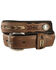 Image #1 - Nocona Belt Co. Boys' Inset & Concho Adorned Leather Belt - 18-28, Black, hi-res