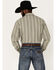 Image #4 - Blue Ranchwear Men's Striped Long Sleeve Pearl Snap Shirt, Sand, hi-res
