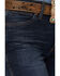 Image #2 - Wrangler Retro Women's Gabriella Dark Wash High Rise Trouser Stretch Denim Jeans, Dark Wash, hi-res