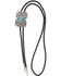 Image #1 - Cody James Men's Southwestern Turquoise Bolo Tie, Silver, hi-res