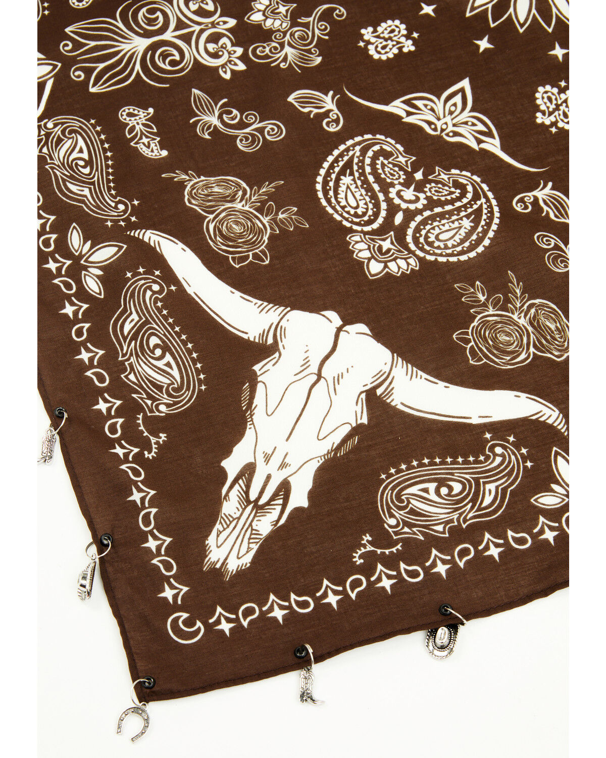 Image #3 - Idyllwind Women's Charmed Rosewood Bandana, Brown, hi-res