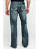Image #1 - Rock & Roll Denim Men's Pistol Med Bootcut Jeans, Blue, hi-res