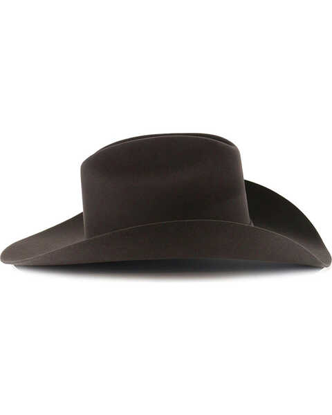 Image #3 - George Strait by Resistol Logan 6X Felt Cowboy Hat, Charcoal, hi-res