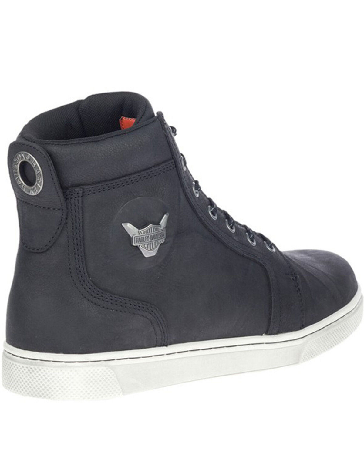 Image #2 - Harley Davidson Men's Bateman Motorcycle Boots - Round Toe, Black, hi-res