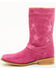 Image #3 - Dingo Girls' Blacklist Star Inlay Harness Boots - Square Toe, Pink, hi-res