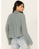 Image #4 - Cleo + Wolf Women's Cropped Button-Down Blouse , Steel Blue, hi-res
