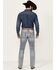 Image #3 - Cody James Men's Light Wash Stampede Slim Straight Stretch Denim Jeans , Light Wash, hi-res