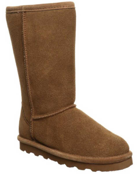 Bearpaw Girls' Elle Tall Casual Boots - Round Toe , Brown, hi-res