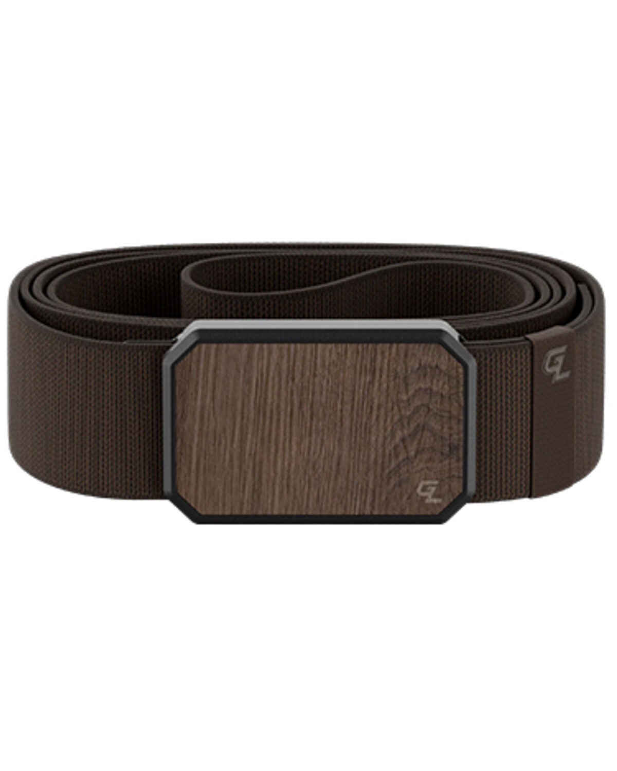 Groove Life Men's Magnetic Buckle Belt, Brown, hi-res
