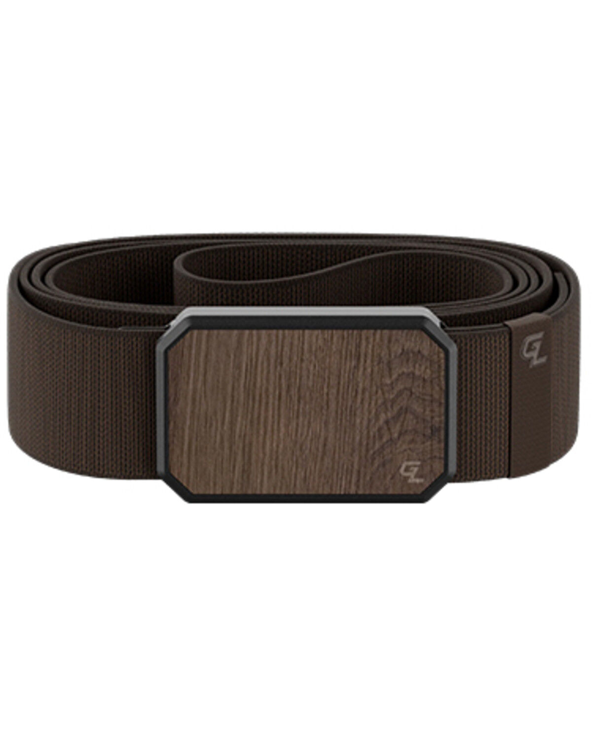 Image #1 - Groove Life Men's Magnetic Buckle Belt, Brown, hi-res