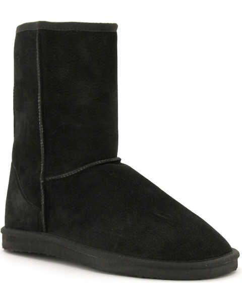 Image #2 - Lamo Footwear Women's 9" Classic Suede Boots, Black, hi-res