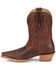 Image #3 - Tony Lama Women's Areli Western Booties - Snip Toe, Cognac, hi-res
