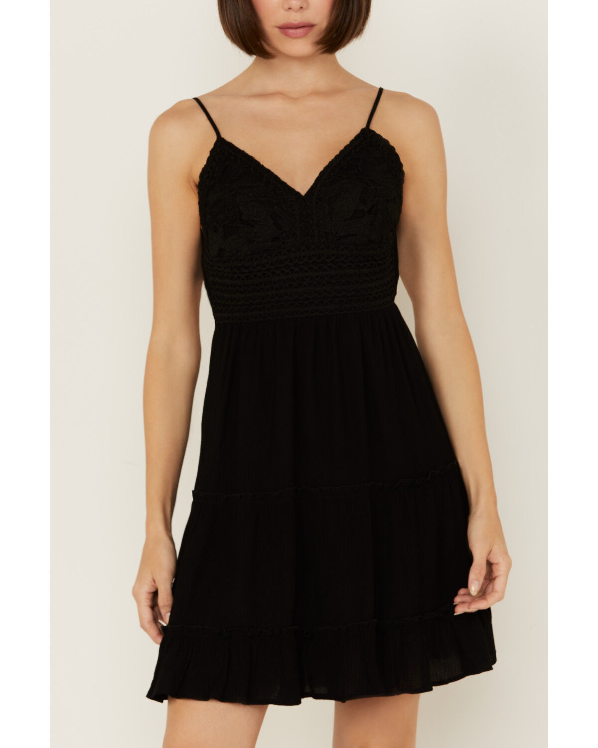 Image #3 - Shyanne Women's Lace Bustier Mini Dress, Black, hi-res