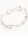 Image #2 - Lainey Wilson Women's Horse Bit Chain Link Bracelet, Silver, hi-res