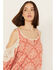 Image #2 - Wild Moss Women's Medallion Cold Shoulder Top, Rust Copper, hi-res