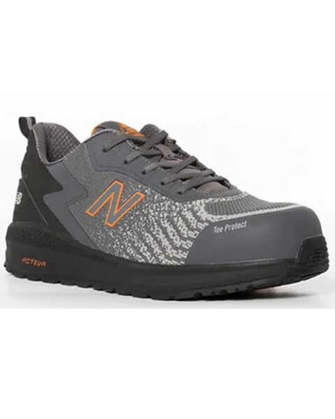 Image #1 - New Balance Men's Speedware Lace-Up Work Shoes - Composite Toe, Grey, hi-res