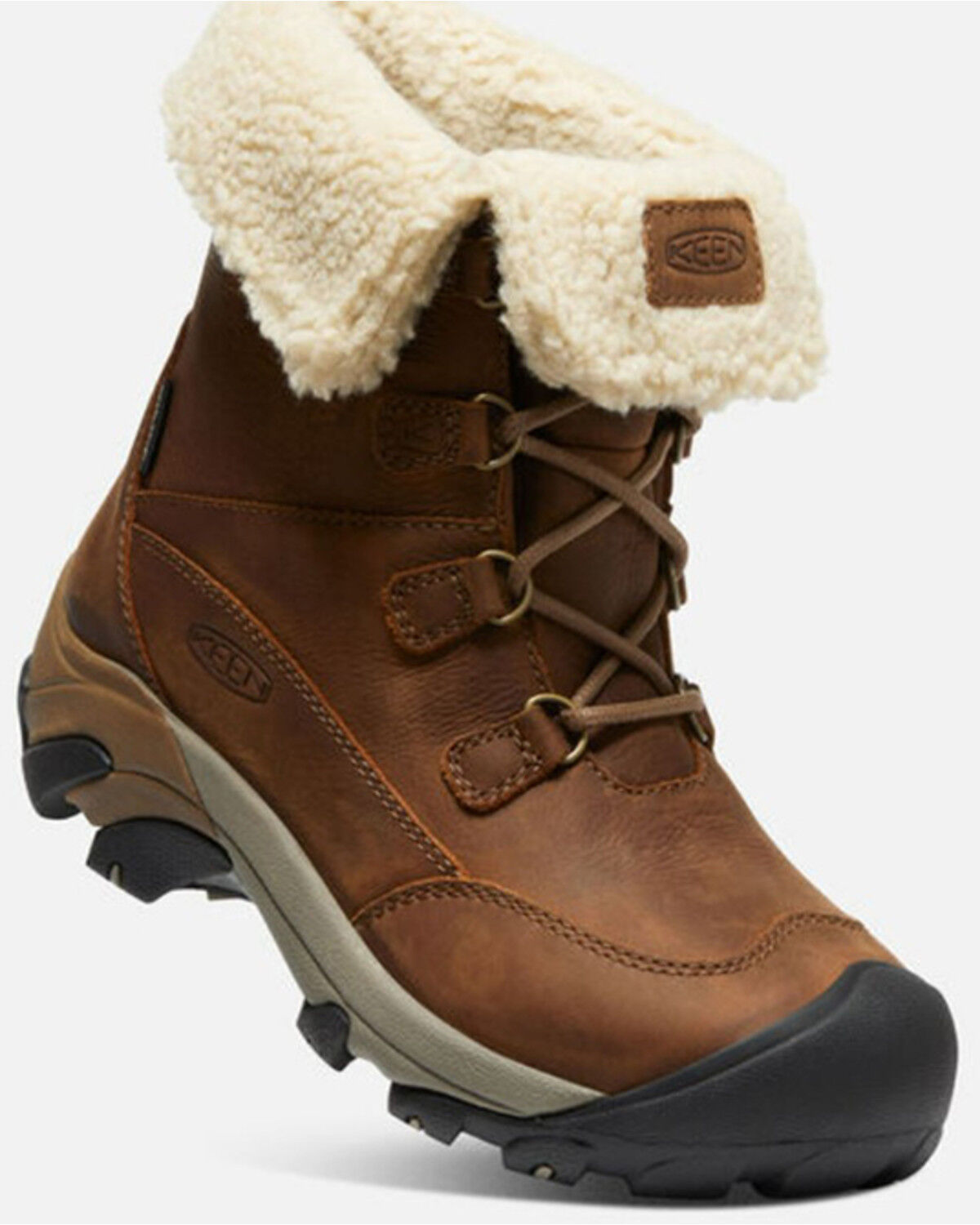 Image #1 - Keen Women's Betty Waterproof Short Boots - Soft Toe, Brown, hi-res