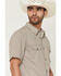 Image #2 - Gibson Trading Co Men's Sedona Tile Geo Print Short Sleeve Snap Western Shirt, Brown, hi-res