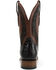 El Dorado Men's American Alligator Exotic Western Boots - Broad Square Toe , Dark Brown, hi-res