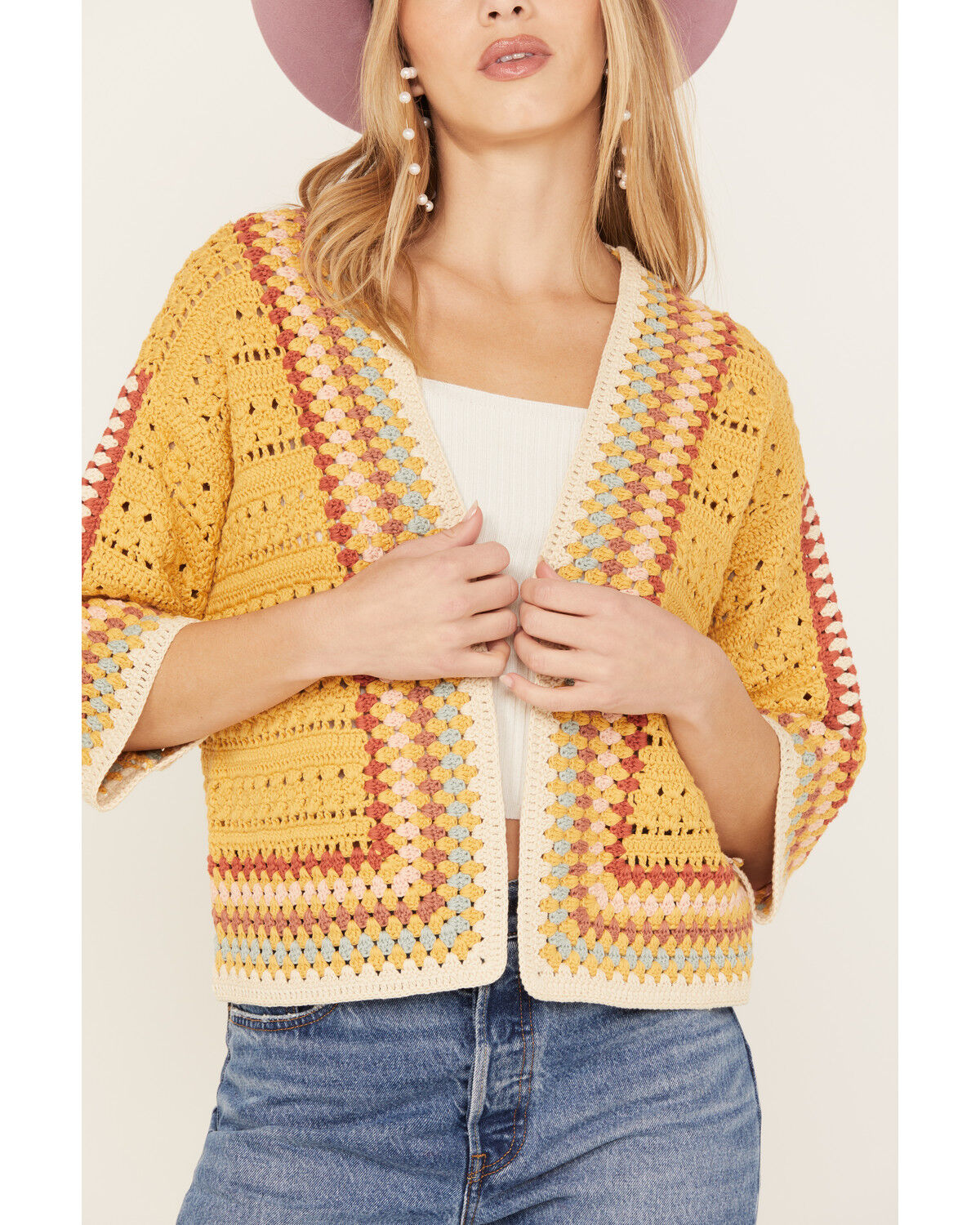 Image #3 - Driftwood Women's Caroline Crochet Cardigan , , hi-res
