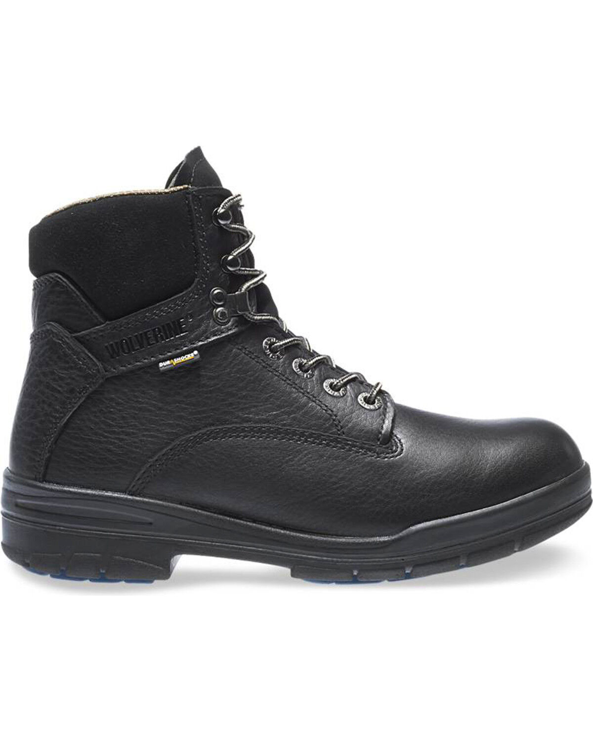 Image #3 - Wolverine Men's Durashocks SR Direct 6" Work Boots - Round Toe, Black, hi-res