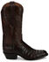 Image #2 - Tony Lama Men's Exotic Caiman Western Boots - Round Toe, Black Cherry, hi-res