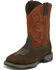 Tony Lama Men's Junction Waterproof Work Boots - Steel Toe , Brown, hi-res