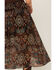 Image #4 - Shyanne Women's Printed Ruffle Midi Skirt, Dark Brown, hi-res