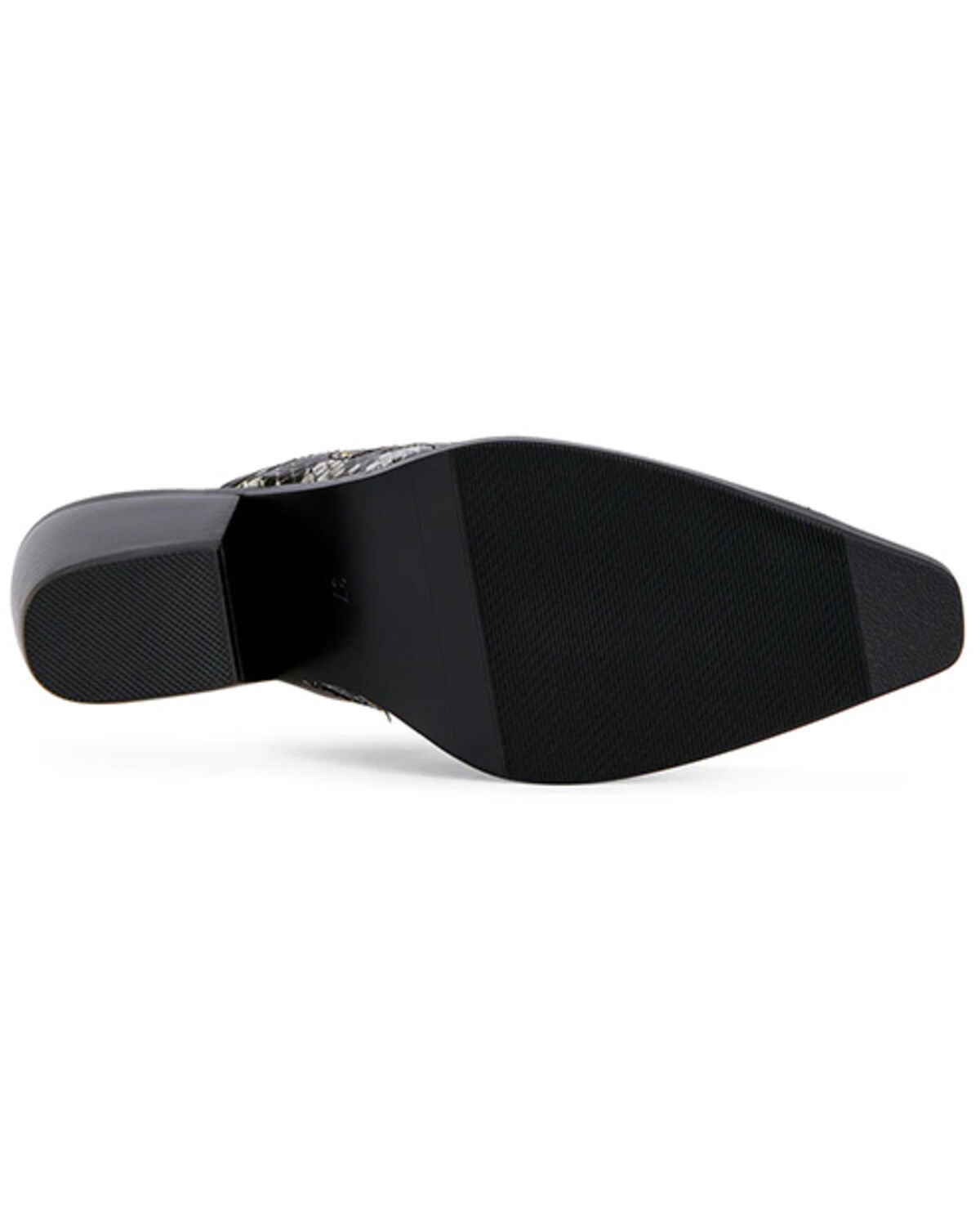 Image #5 - Azalea Wang Women's Cecily Western Mules, Black, hi-res