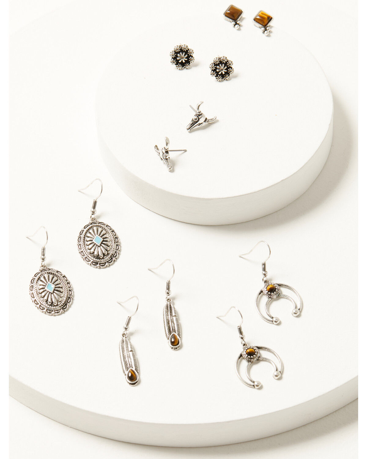 Image #1 - Shyanne Women's Juniper Sky Earring Set, Silver, hi-res