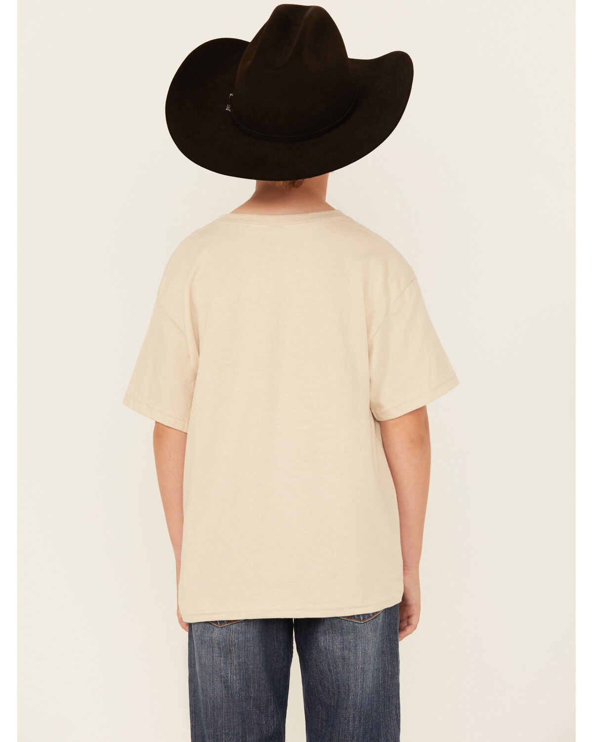 Image #4 - Kerusso Boys' Yee Haw & Amen Short Sleeve Graphic Tee, Rust Copper, hi-res