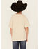 Image #4 - Kerusso Boys' Yee Haw & Amen Short Sleeve Graphic Tee, Rust Copper, hi-res