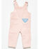 Image #3 - Angel Dear Infant Girls' Barn Corduroy Overalls, Pink, hi-res