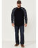 Cody James Men's FR Camo Long Sleeve Work T-Shirt , Navy, hi-res