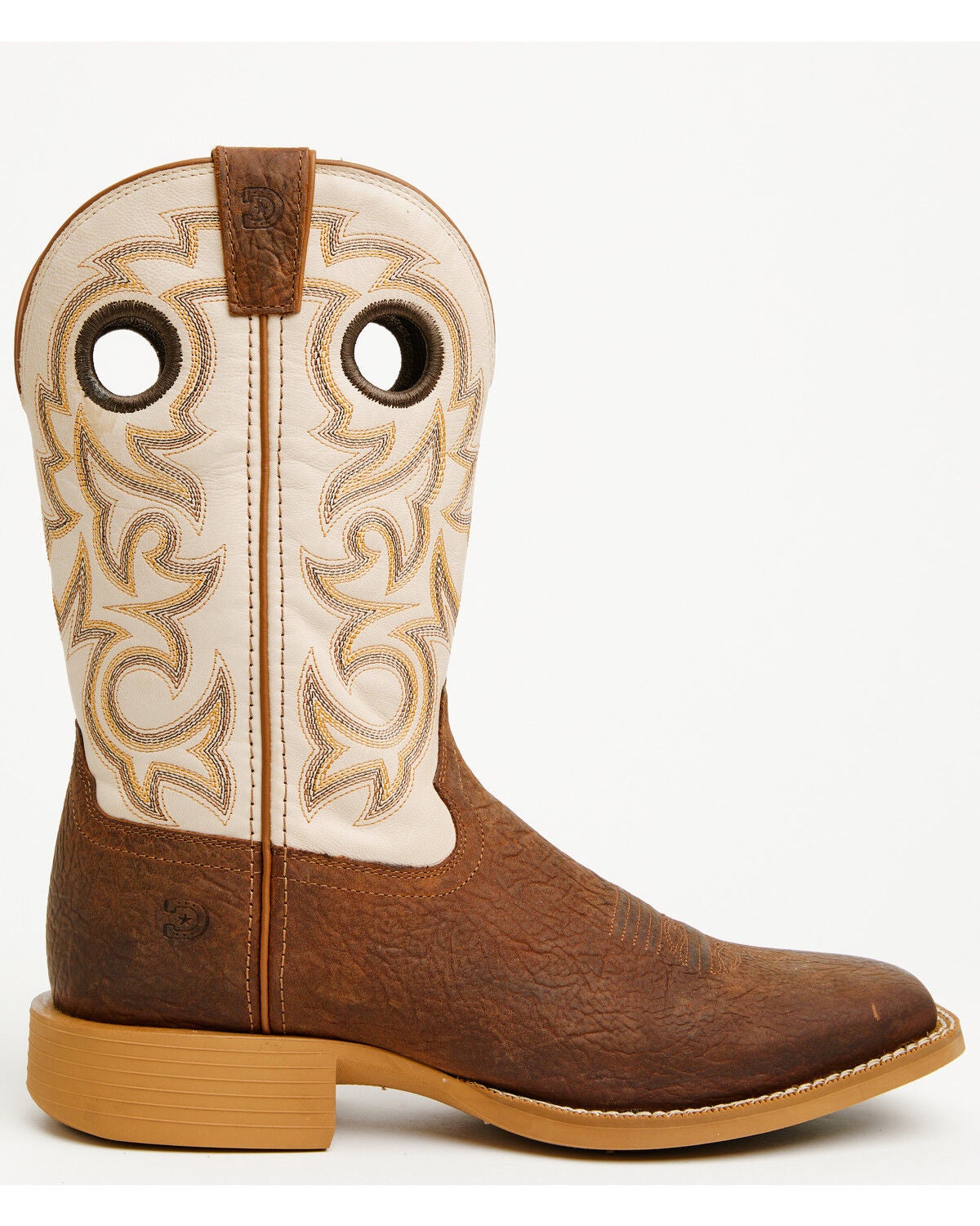 Image #2 - Durango Men's Shyloh Performance Western Boots - Broad Square Toe, Brown, hi-res