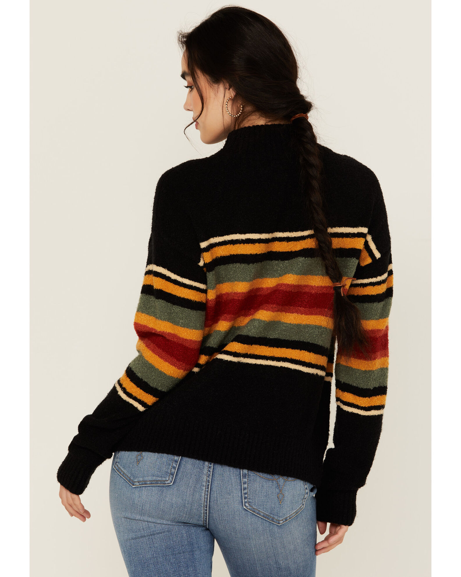 Southwestern print sweater discount
