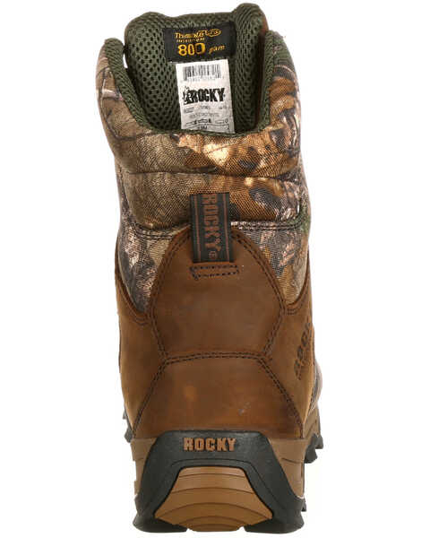 Rocky Men's Retraction Waterproof Insulated Outdoor Boots - Round Toe, Camouflage, hi-res