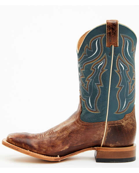 Image #5 - Cody James Men's Western Boots - Broad Square Toe, Navy, hi-res