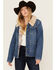 Image #2 - Idyllwind Women's Diamondhead Reversible Denim Blanket Jacket, , hi-res