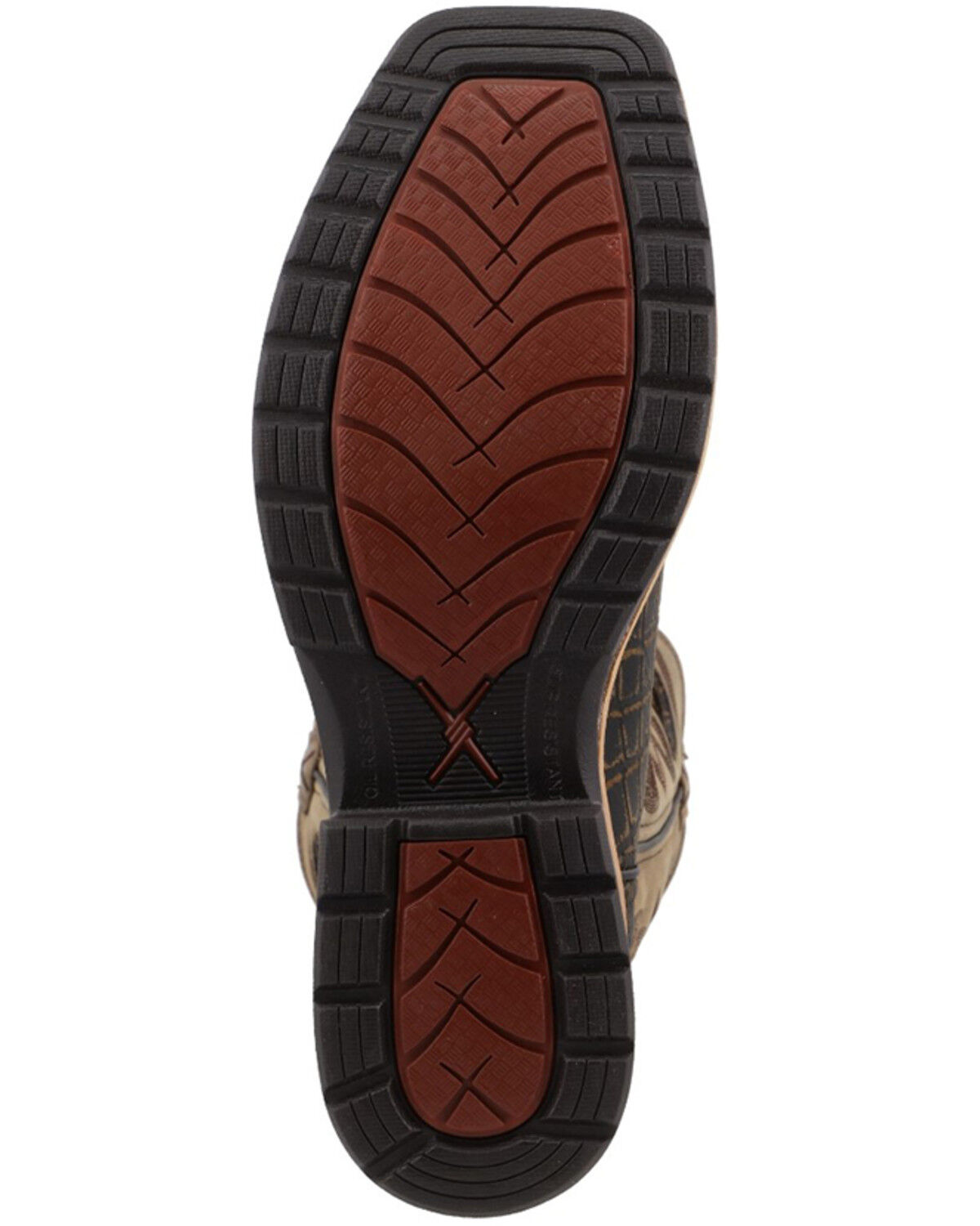 Image #7 - Twisted X Men's Lite Western Work Boots - Alloy Toe, Black, hi-res