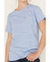 Image #3 - Ariat Women's Rebar Short Sleeve Pocket Work Tee, Medium Blue, hi-res