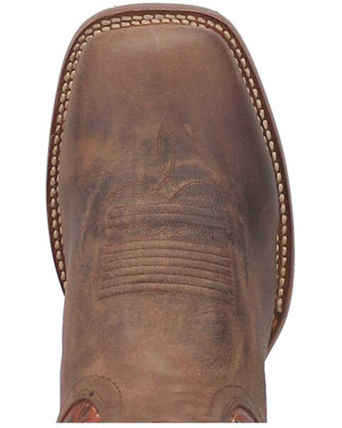 Image #6 - Dan Post Men's Bullhead Crackle Western Performance Boots - Broad Square Toe, Rust Copper, hi-res