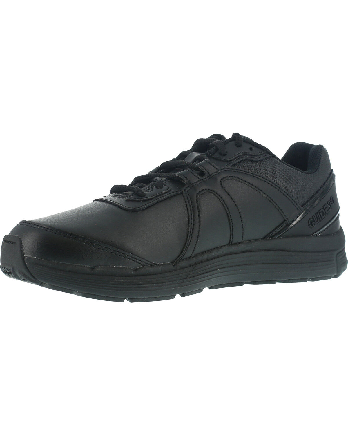 Image #2 - Reebok Men's Guide Athletic Oxford Work Shoes - Soft Toe, Black, hi-res