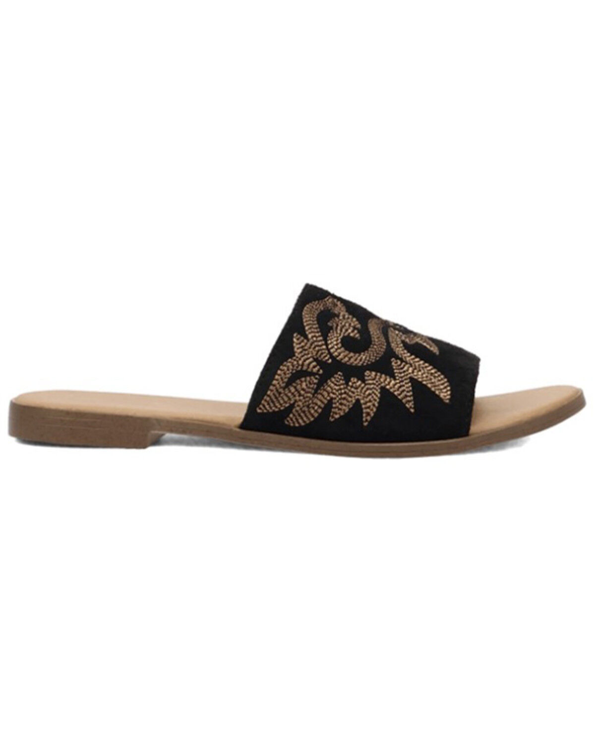 Image #2 - Dingo Women's Lasso Sandals, Black, hi-res