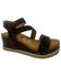 Image #1 - Very G Women's Verde Trail Wedge Sandals, Chocolate, hi-res