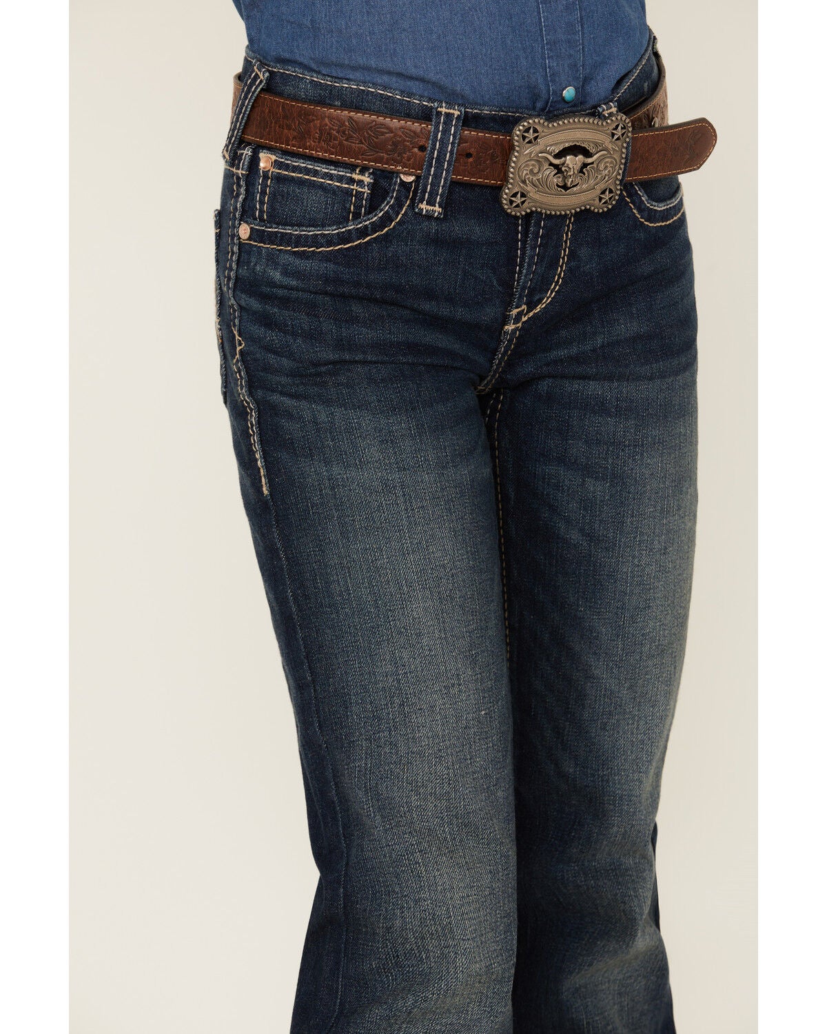 Ariat Girls' Olivia Trouser Stretch Denim Jeans Country Outfitter