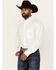 Image #2 - Wrangler X Cody Johnson Men's Solid Long Sleeve Button-Down Western Shirt, White, hi-res