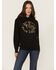 Image #1 - Troll Co Women's Rodeo Graphic Hoodie, Black, hi-res