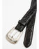 Image #2 - Shyanne Women's Raven Exotic Python Billet Belt, Black, hi-res